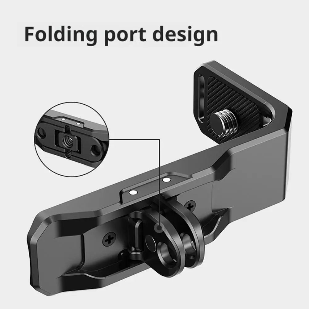L-Shape Magnetic Mount Bracket for Insta360 X5/X4 – Aluminum