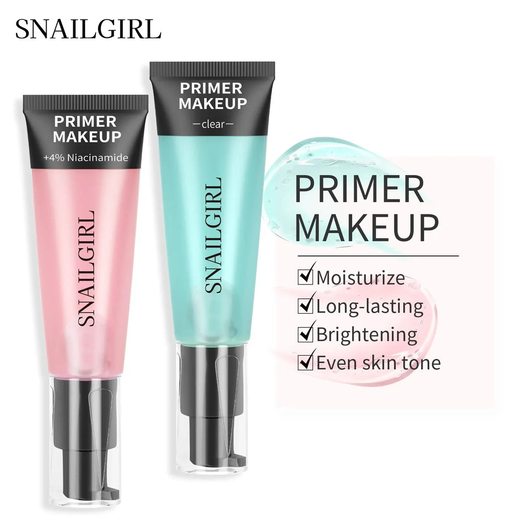 SNAILGIRL 24ml Hydrating Gel Face Primer – Pore-Minimizing