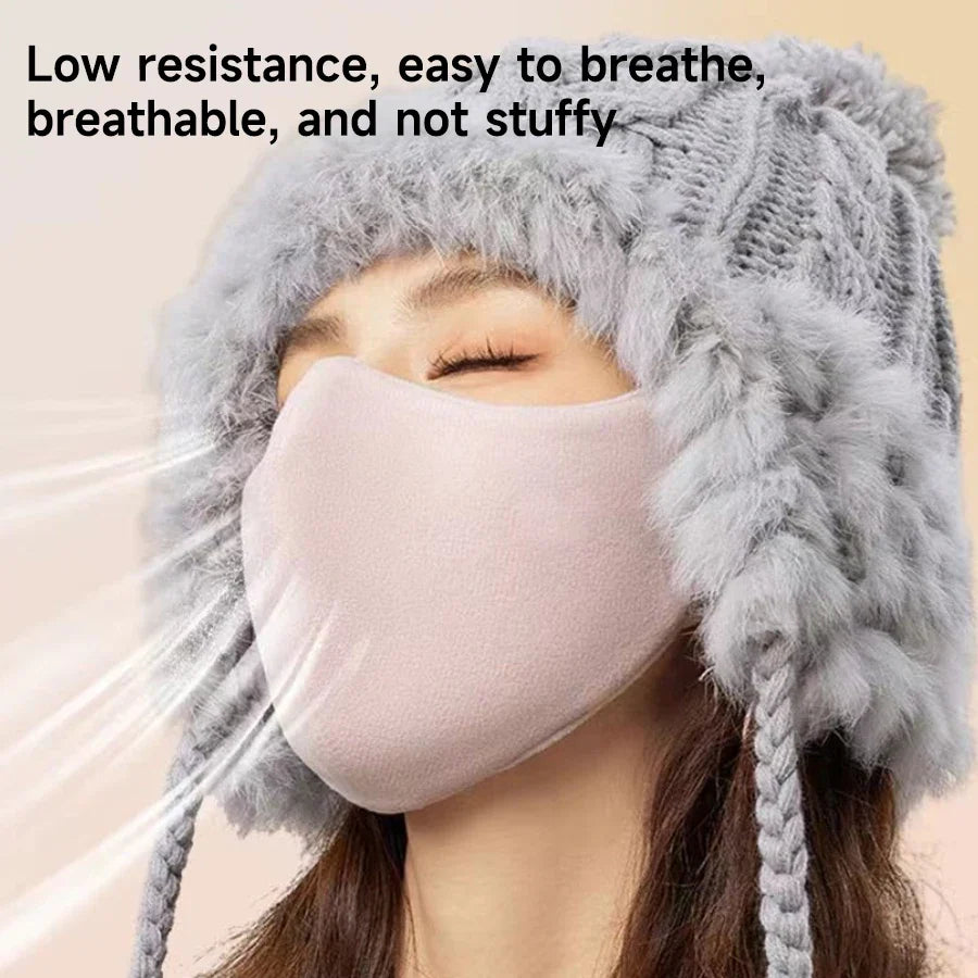 Women's Winter Face Mask – Washable, Windproof & Breathable