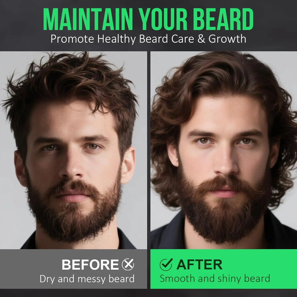 Beard Growth Oil Serum Men Grooming Soften Strengthen Styling Care