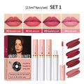 Velvet Matte Liquid Lipstick Set – 4pcs Waterproof Long-Lasting