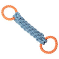 Double-Ring Cotton Rope Dog Toy – Durable Tug for Large Dogs