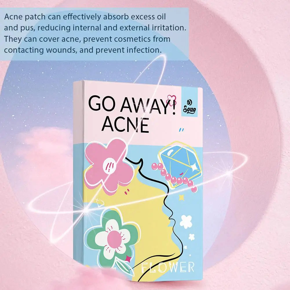 20 Hydrocolloid Acne Patches Flower Shape Pimple Patch Face Spot