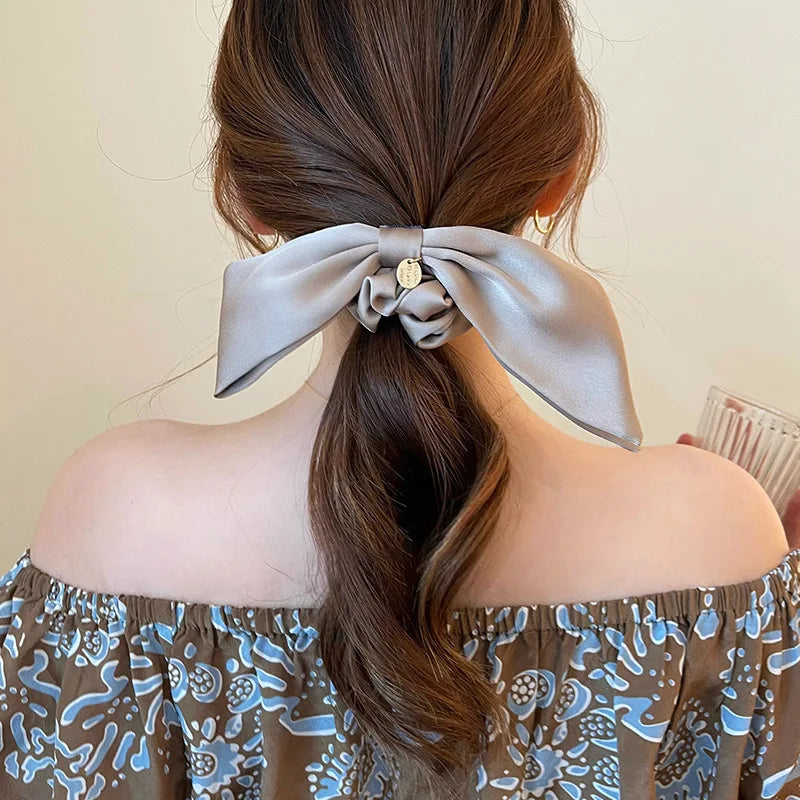 Bow Hair Band for Women – Ribbon Hair Rope Accessory