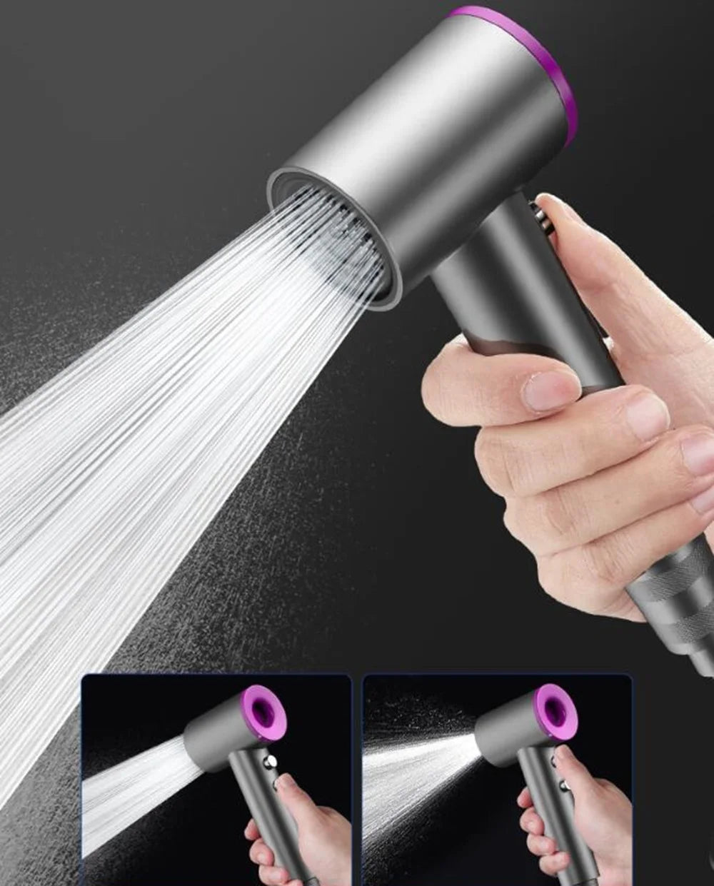 Wall-Mounted Bidet Sprayer | Double Outlet Angle Valve