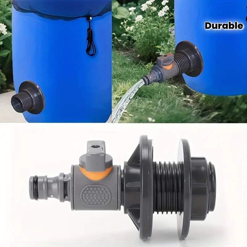 1 PVC Spigot Rain Faucet Barrels Aquariums Water Tanks Tubs Pools