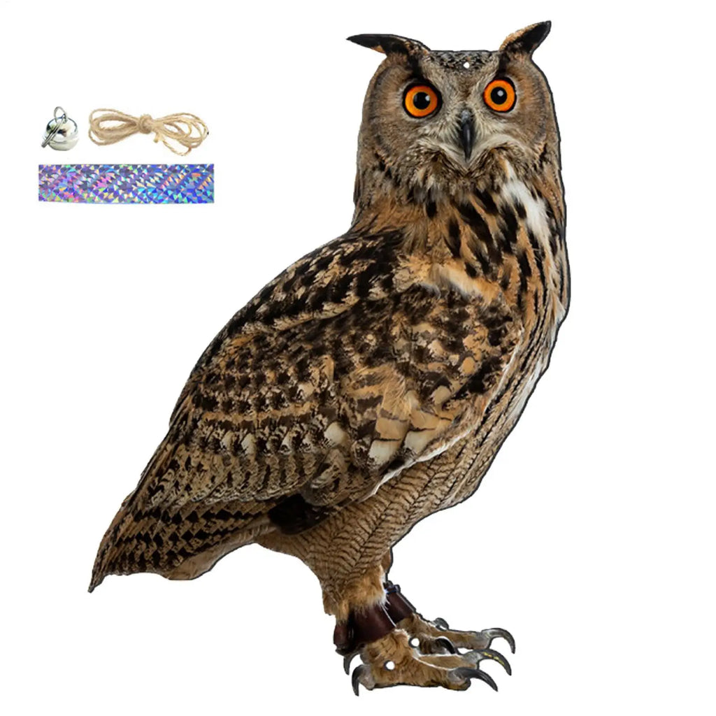 Expel Birds Pendant 2D Owl Scarecrow Garden Protector Decorative