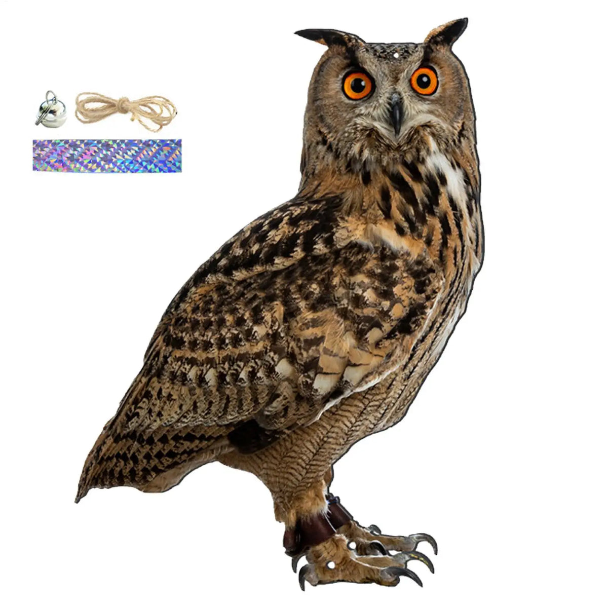 Expel Birds Pendant 2D Owl Scarecrow Garden Protector Decorative