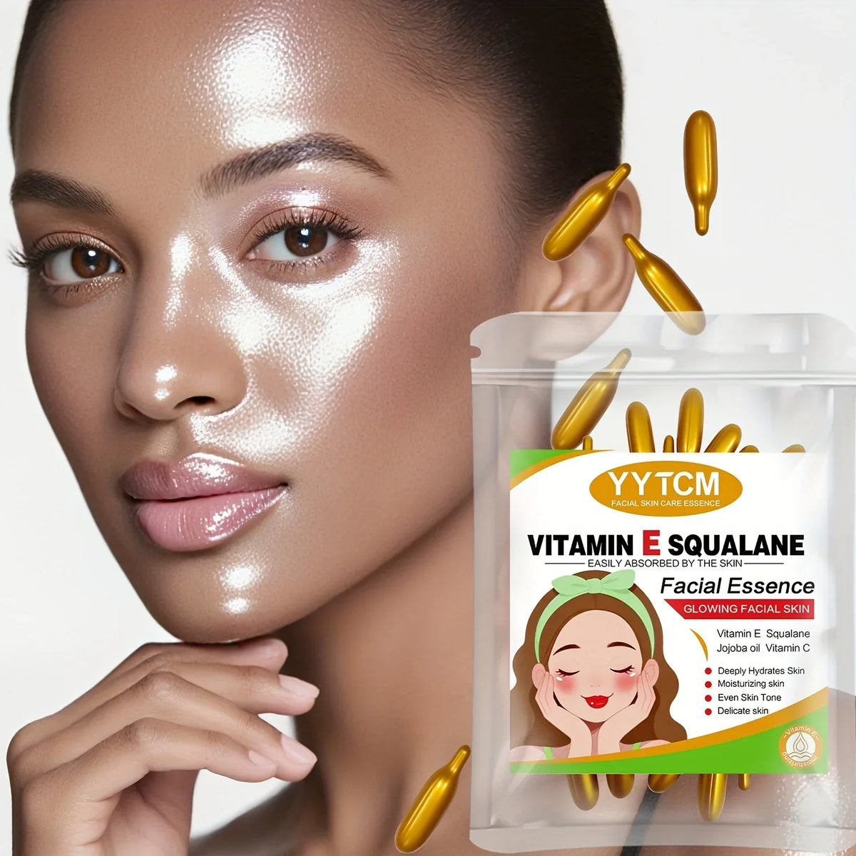 Vitamin E Moisturizing Capsule Essence – Brightening Skin Serum