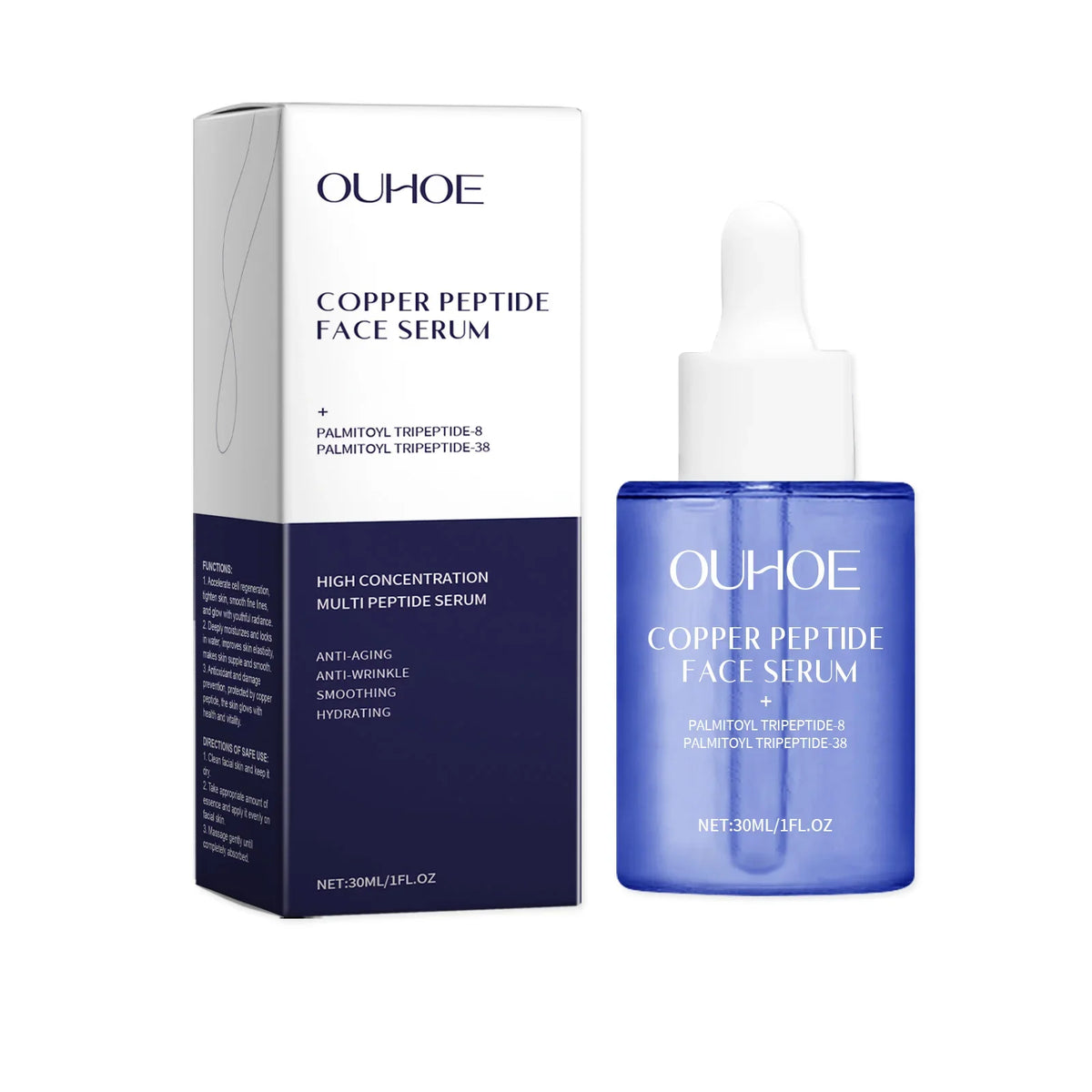 Copper Peptide Facial Serum – Firming, Brightening & Hydrating