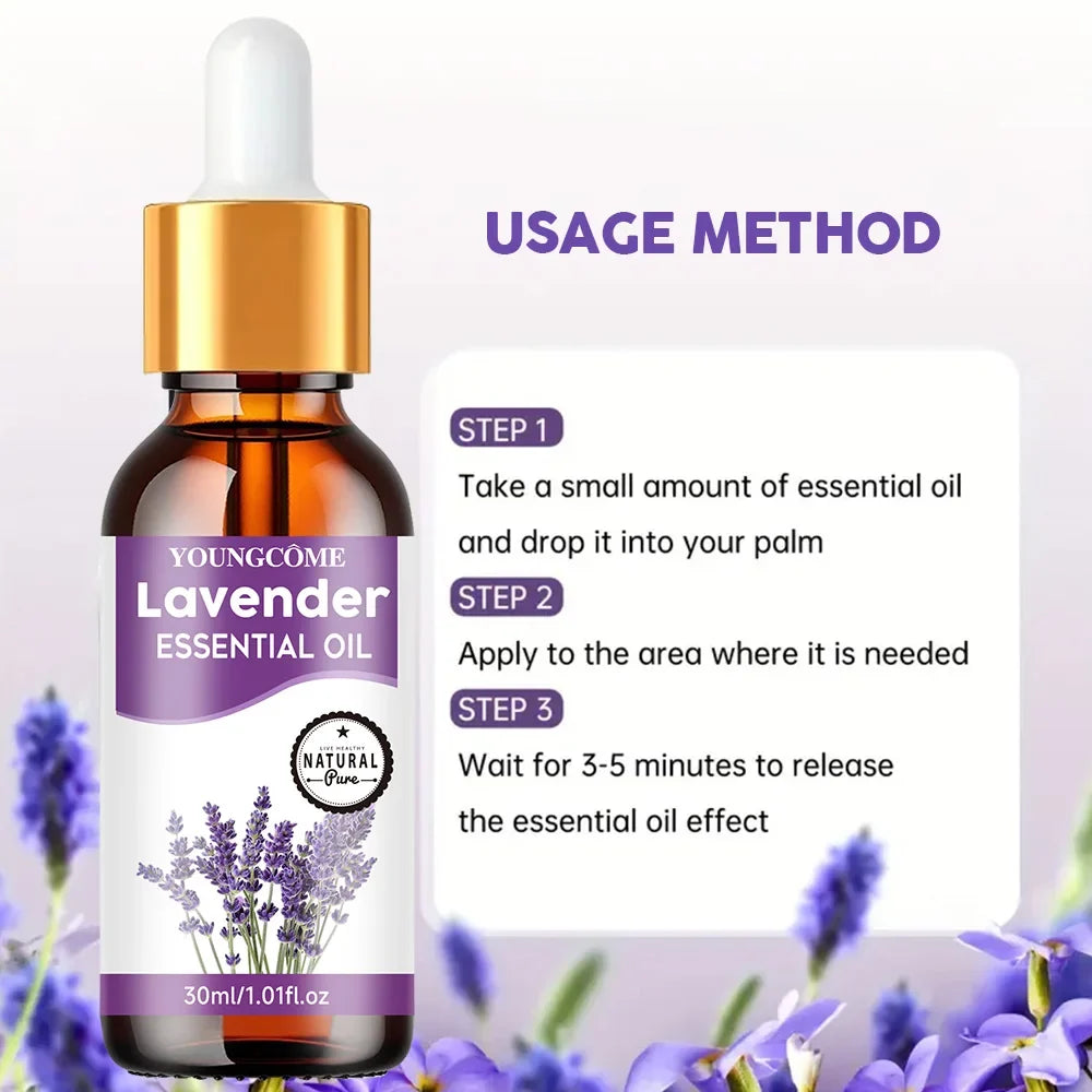 Lavender & Grapefruit Massage Body Oil – Moisturizing Skin Care