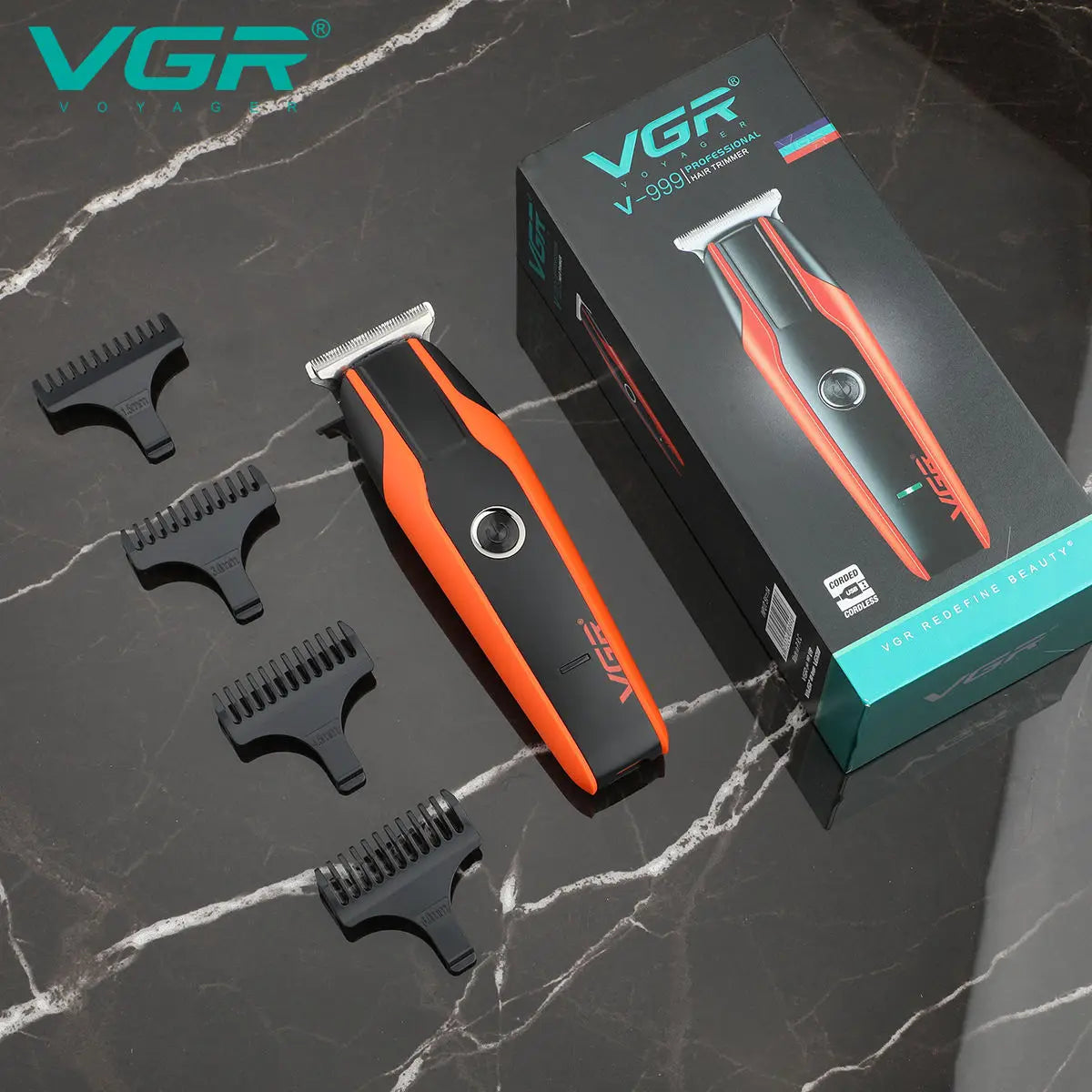 VGR V-999 USB Rechargeable Electric Hair Clipper & Trimmer