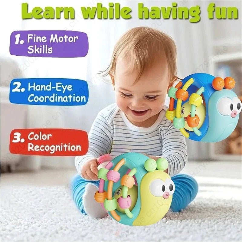 Baby Rattle Sensory Ball Toy | Soft Grasp Crawling Toy 0–12M