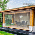 Clear Tarps Heavy Duty PVC Transparent Tarp W Zipper Waterproof