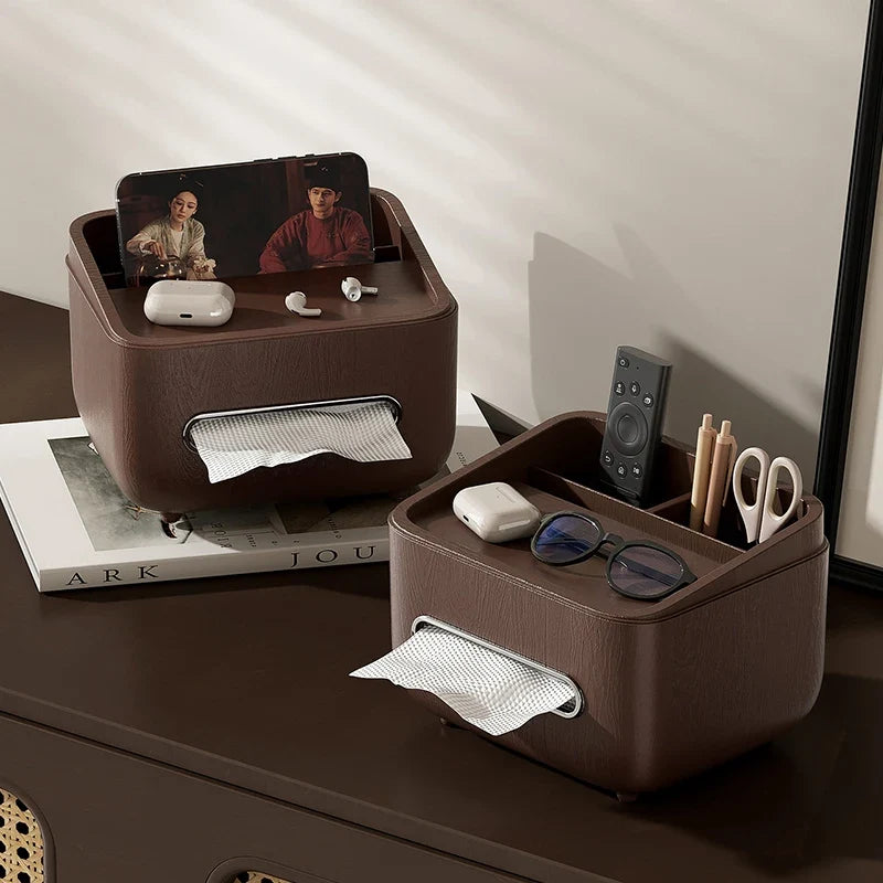 Paper Towel Holder Storage Box-modern Farmhouse Rectangular Plastic