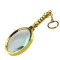 Gold Magnifying Glass Loupe – High Magnification & Keychain