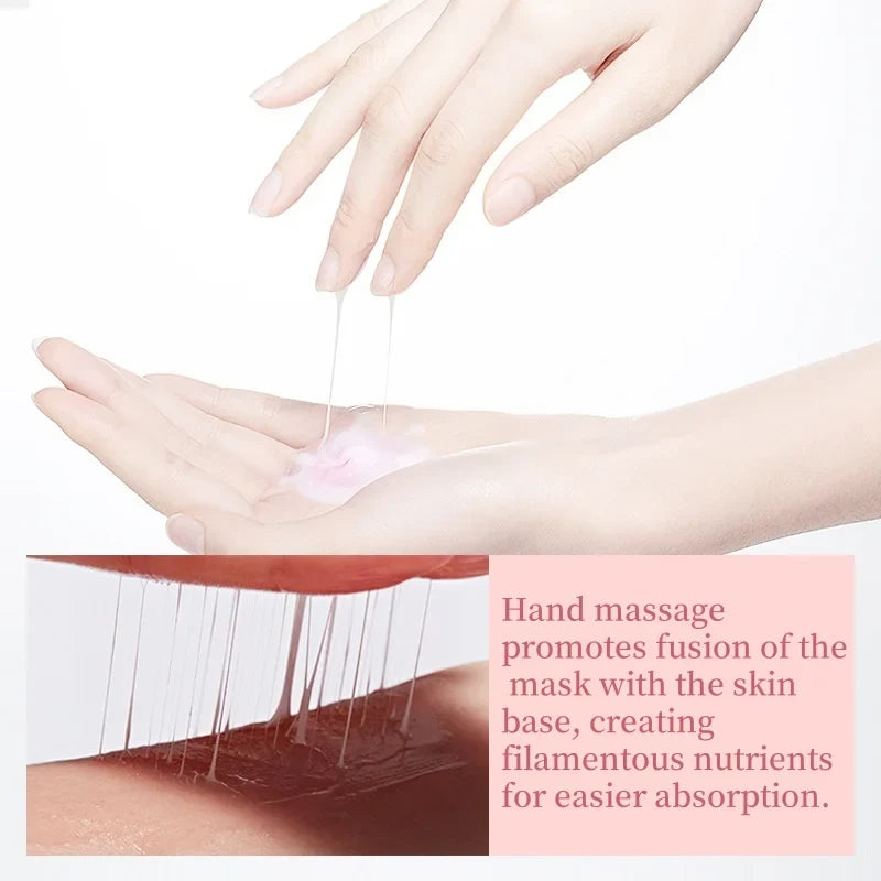Peach Sleeping Mask with Niacinamide – 30 Pcs Overnight Mask