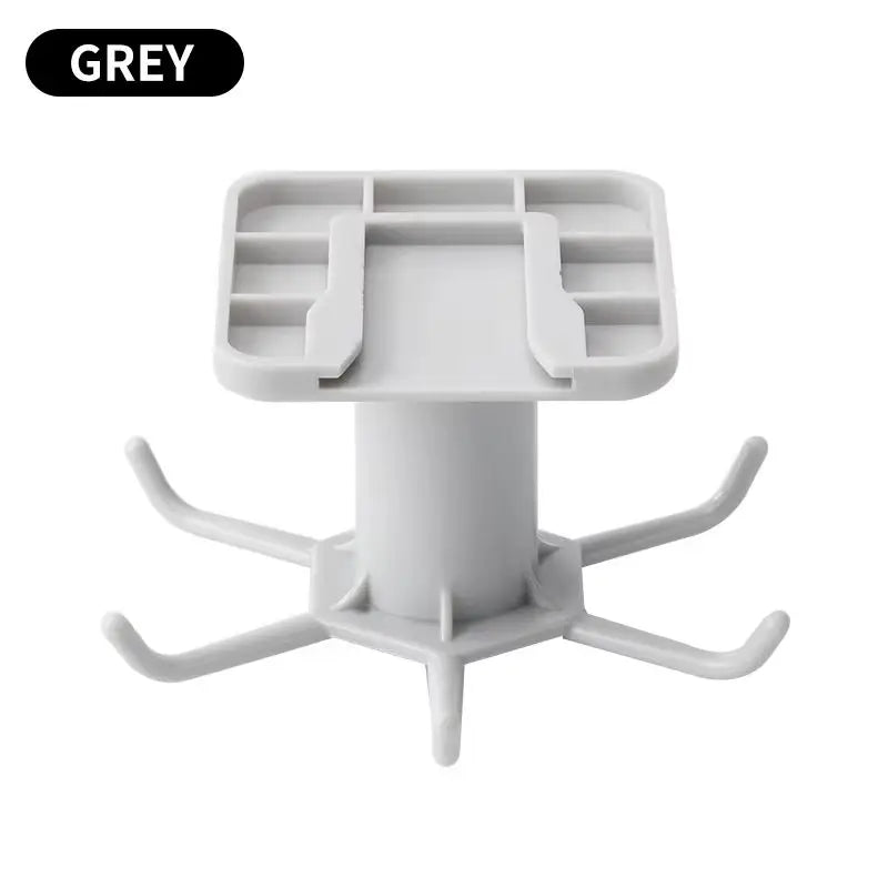 Kitchen Hooks Rotating Storage Rack Without Punching Wall-mounted