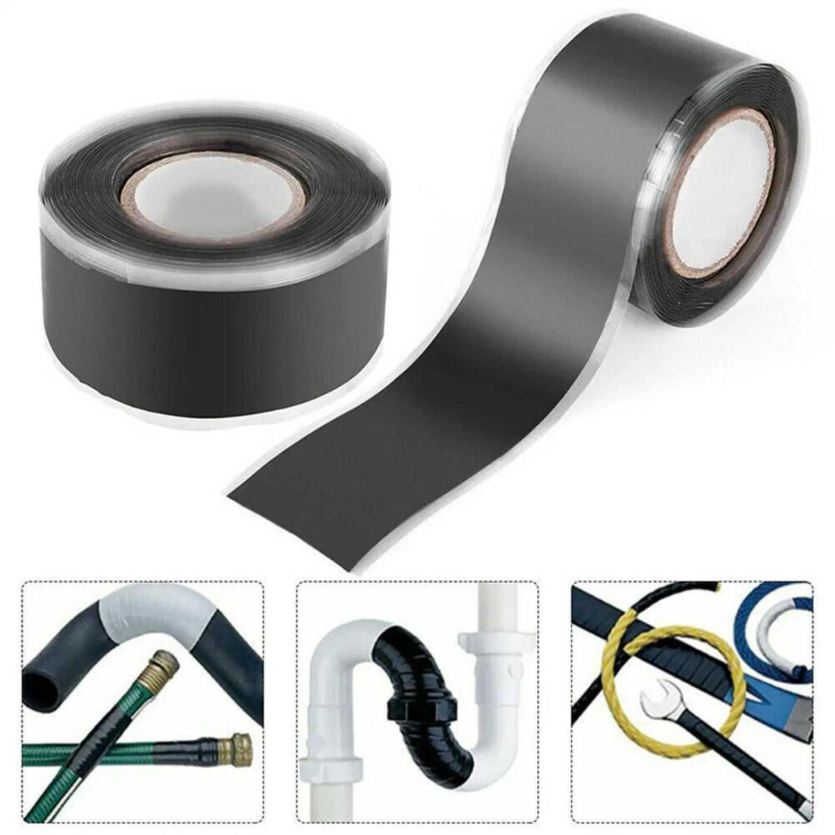 Self Fusing Silicone Tape – Waterproof Pipe & Hose Repair