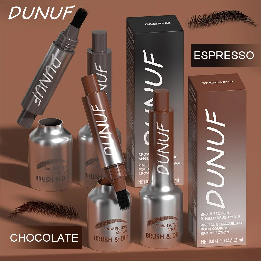 DUNUF 3D Waterproof Eyebrow Pencil – Anti-Smudge Cream