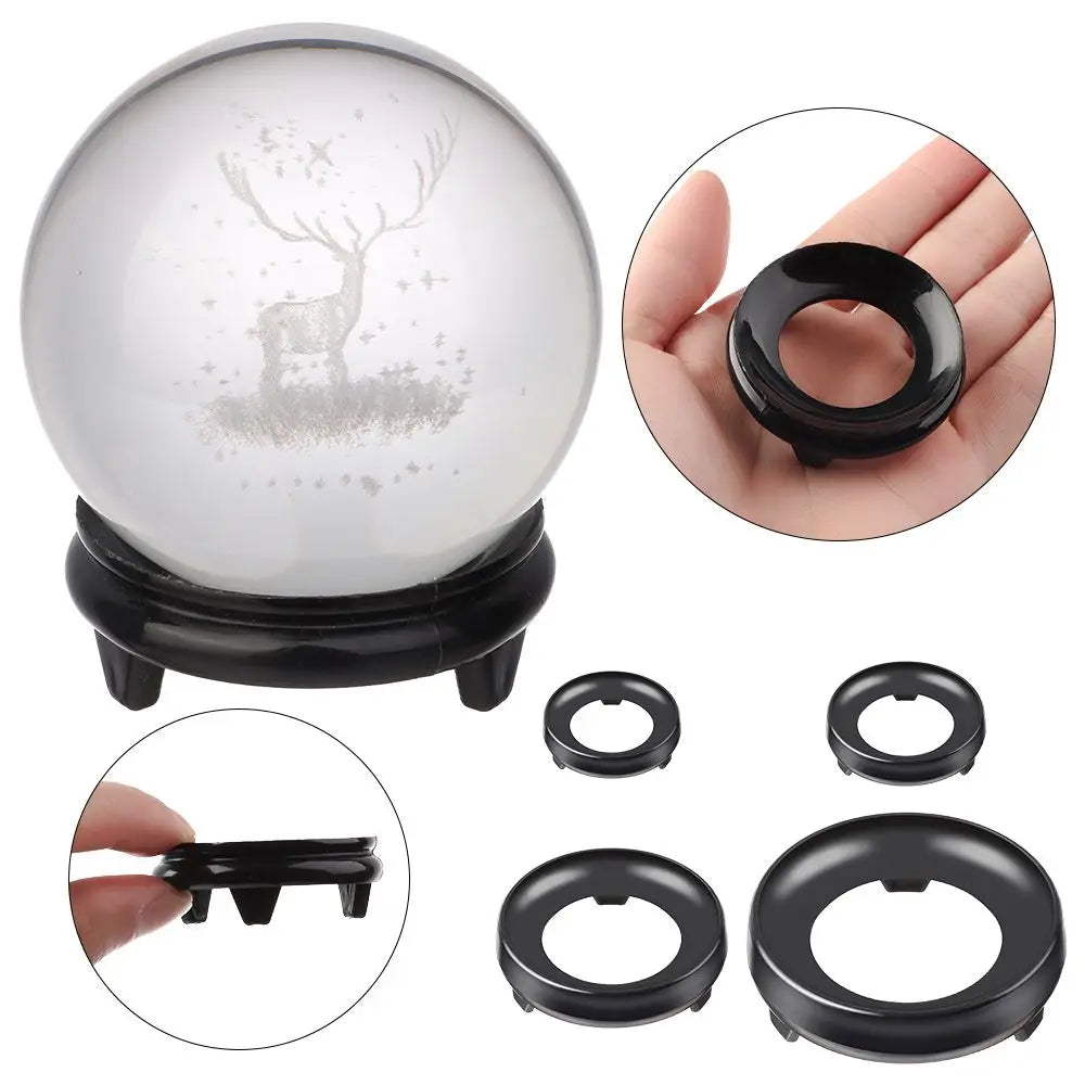 Crystal Ball Stand Display Holder Glass Sphere Base Soccer Volley
