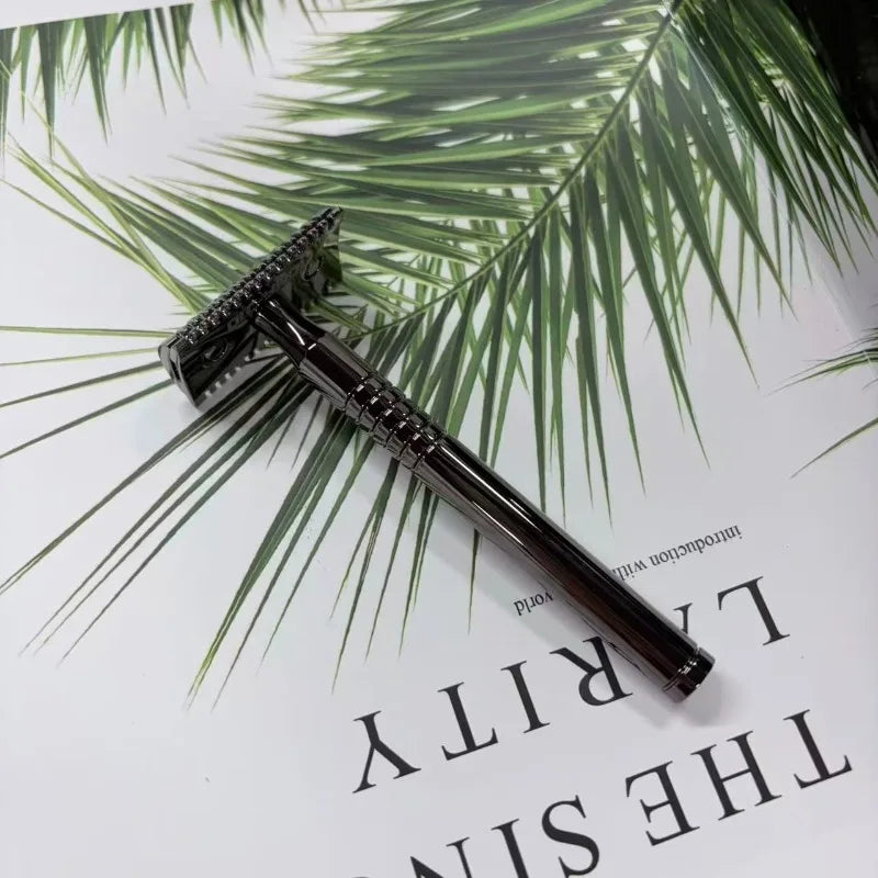 2026 Yaqi Charcoal Safety Razor Mens Comfortable Shaving