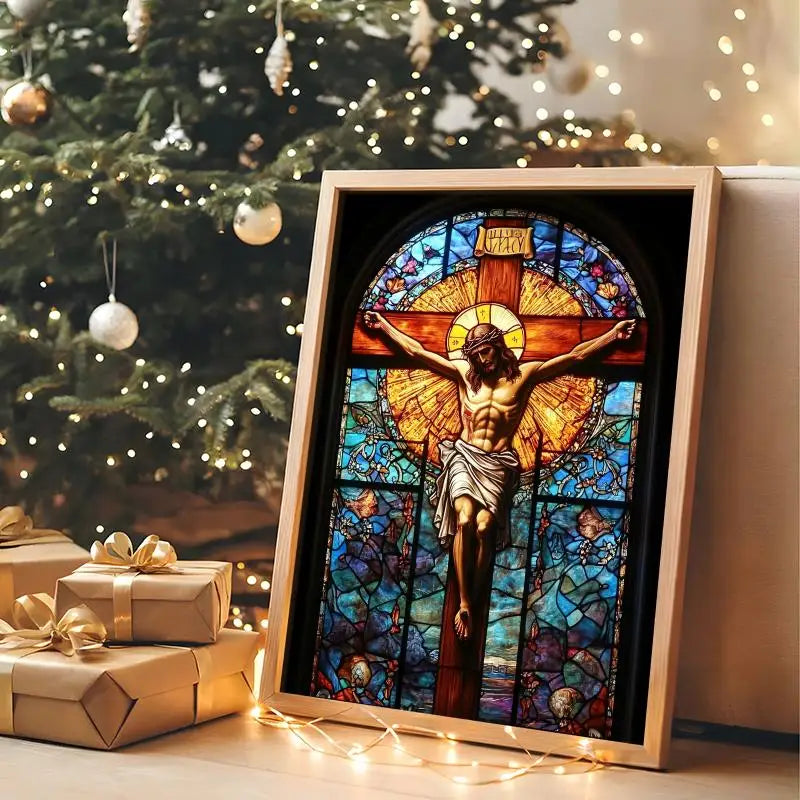 Jesus Son of God Christmas Wall Art Poster | Holiday Decor