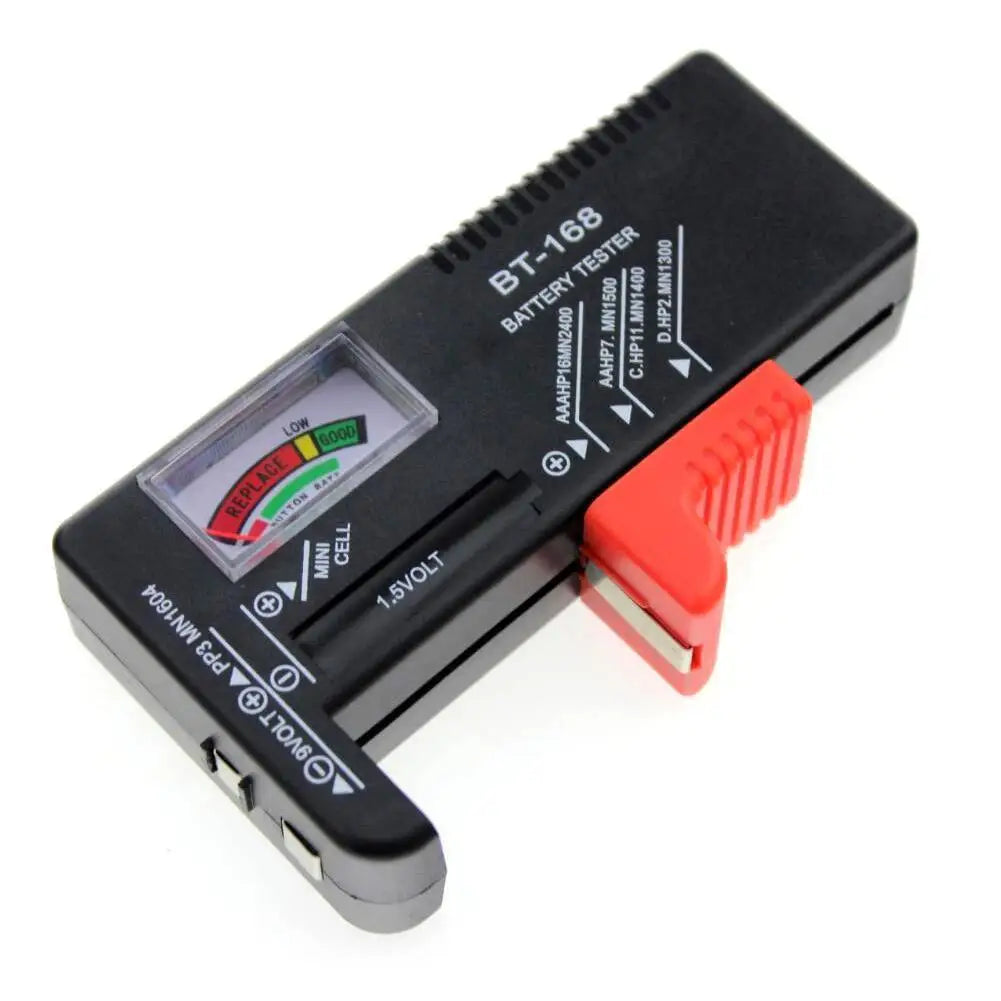 BT-168 Universal Battery Tester | AA AAA C D 9V Voltage Checker