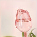 Pink Tulip Watering Globes – Automatic Self-Watering Plant Spikes