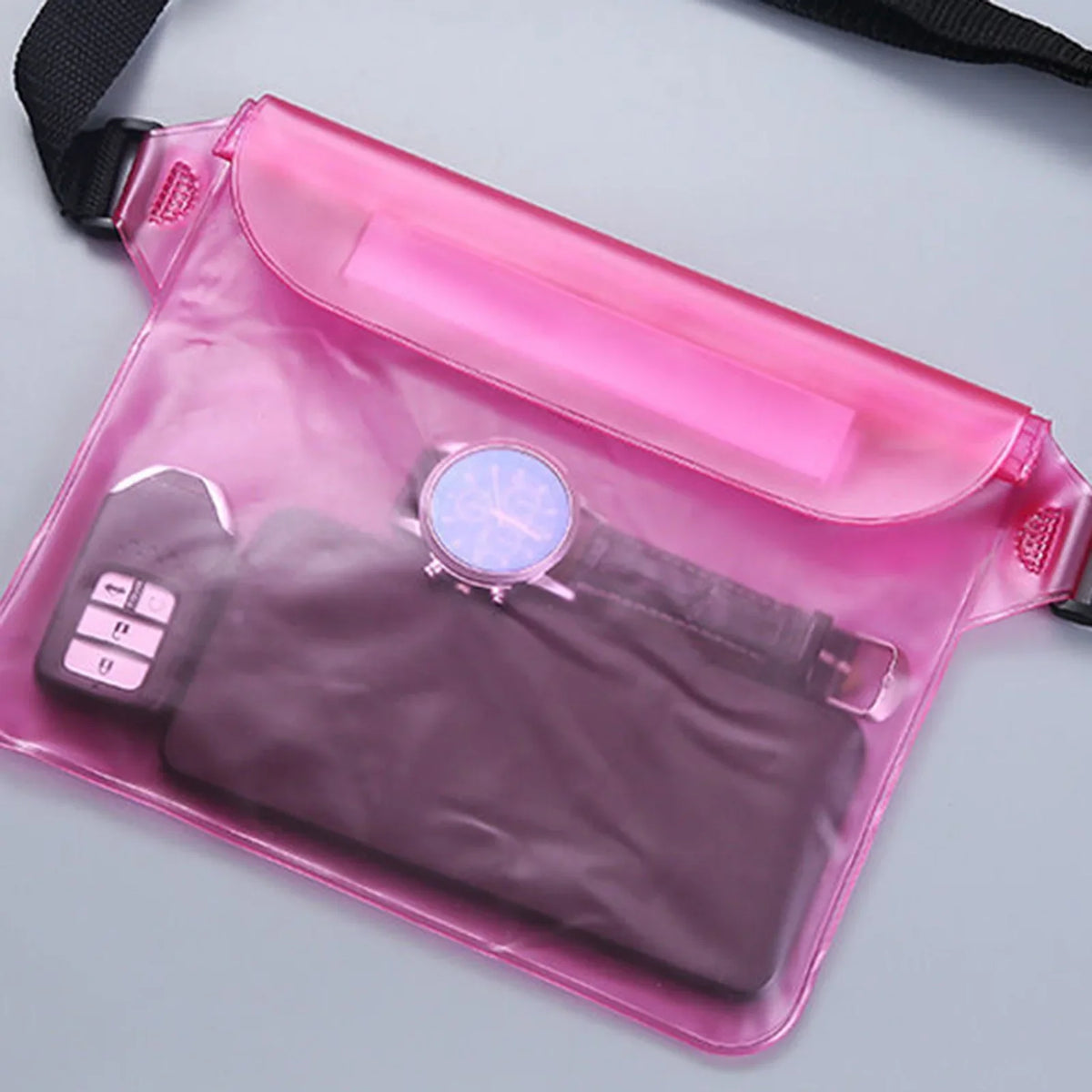 Waterproof PVC Fanny Pack – Crossbody Waist Bag for Hiking & Travel