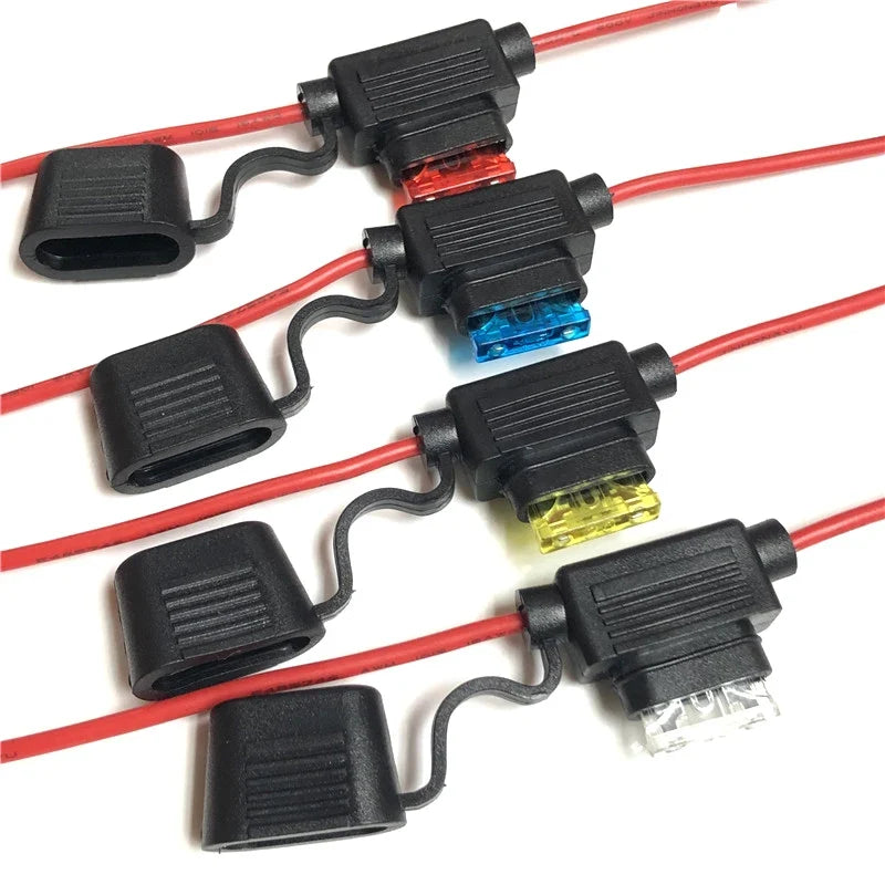 Waterproof Car Fuse Holder Tap Adapter Micro Mini Standard ATM 30A