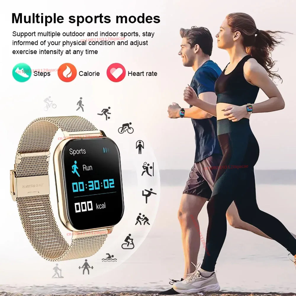 2026 Smart Watch Men Women Full Touch Screen Sport Fitness Bluetooth