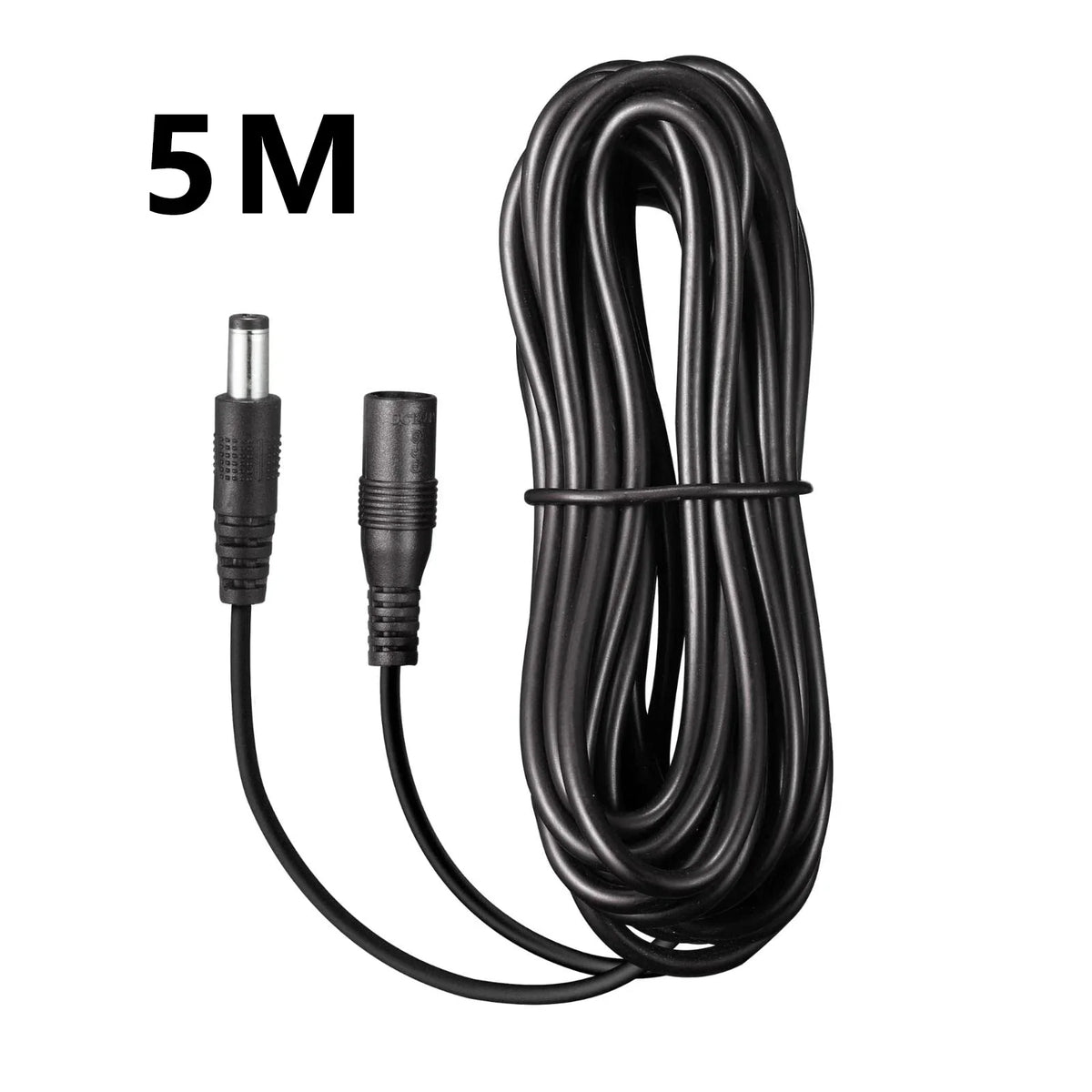 DC Power Extension Cable 5.5mm×2.1mm – 5M & 10M Male Female