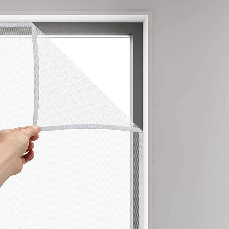 Magnetic Mosquito Net Window Screen | Hook & Loop Insect Mesh