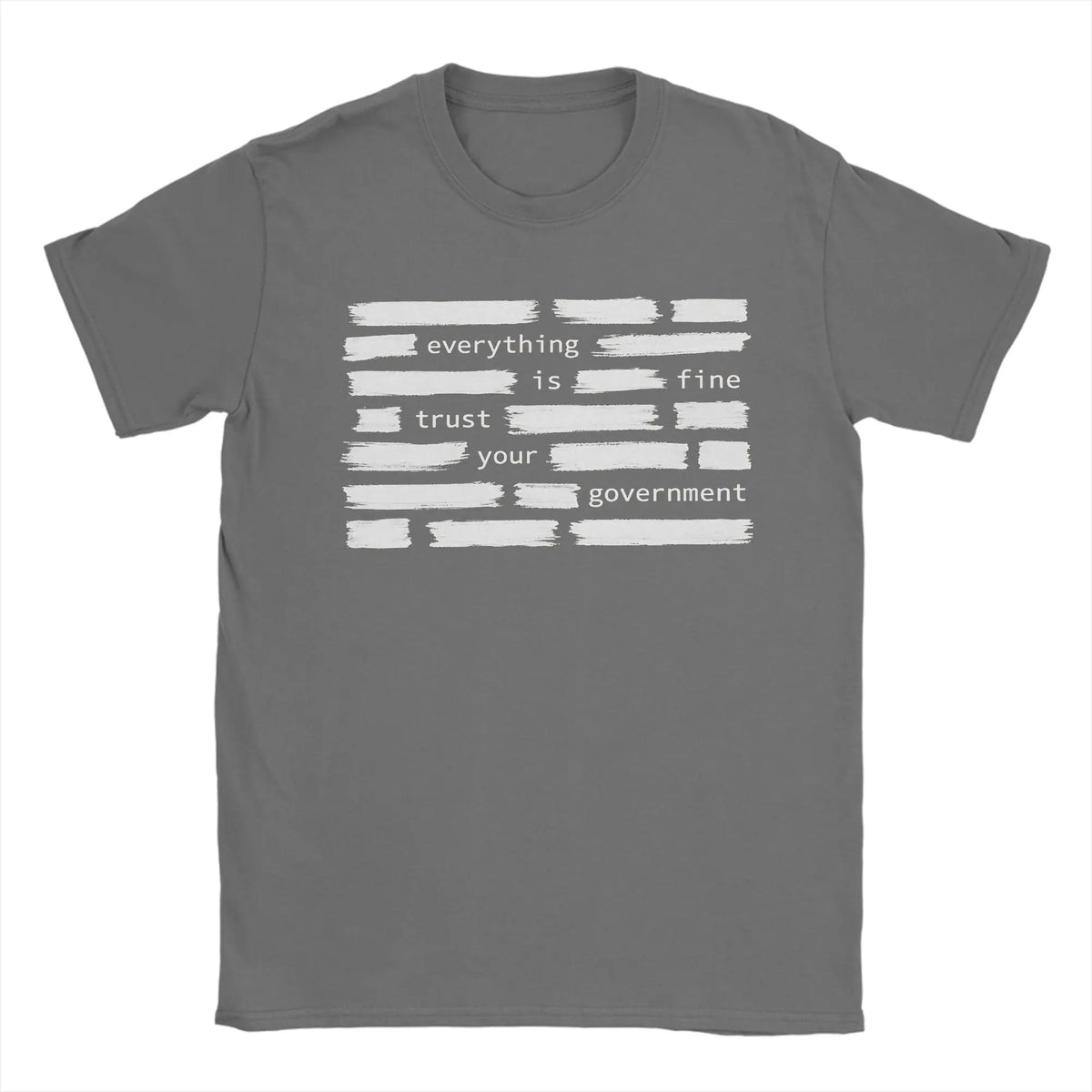 "Everything Is Fine" Funny Men's Graphic T-Shirt | Cotton Tee