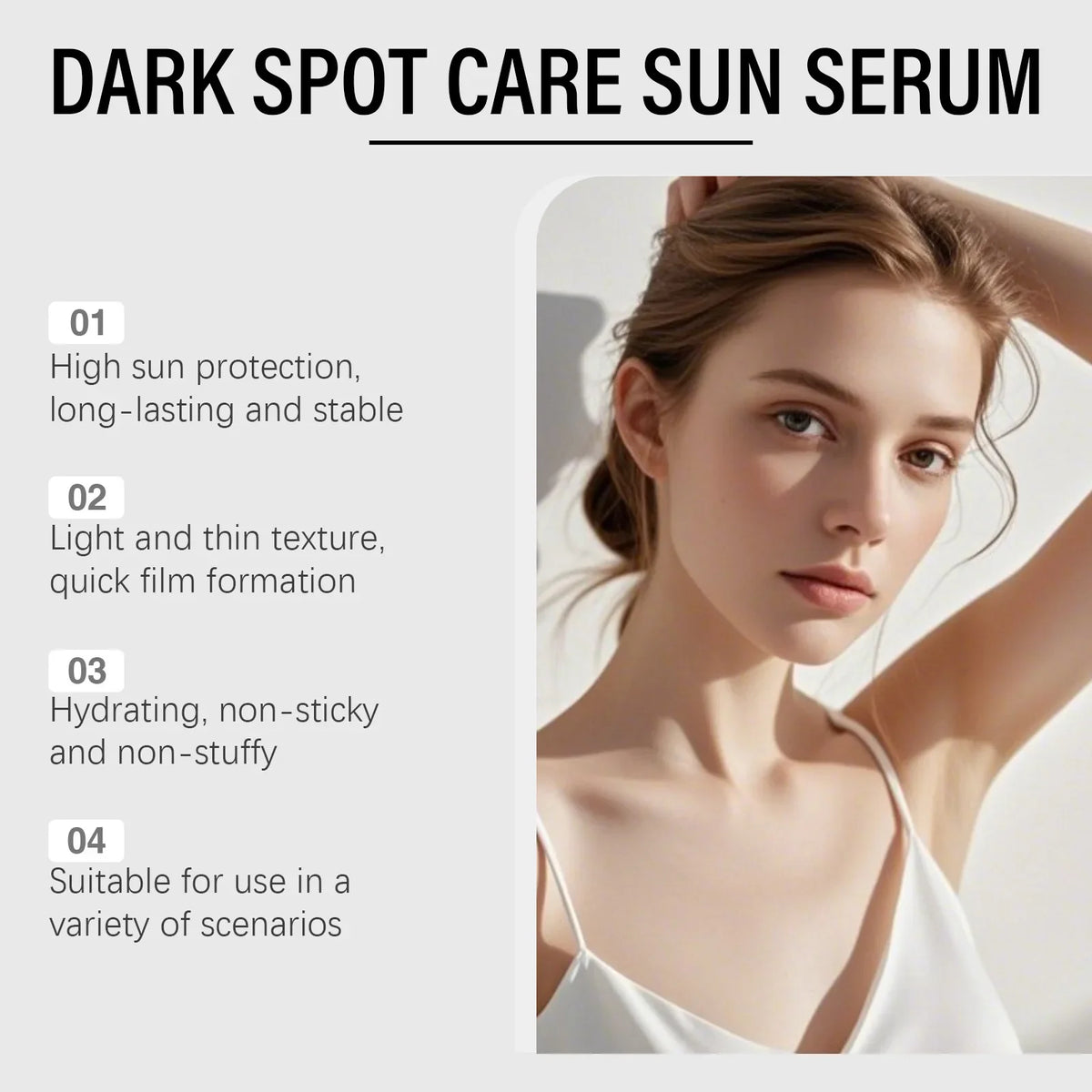 Vitamin C Sunscreen Essence – Brighten Skin & Fade Dark Spots