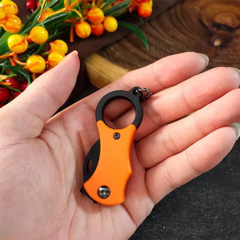 Mini Fox Folding Pocket Knife – EDC Keychain Blade