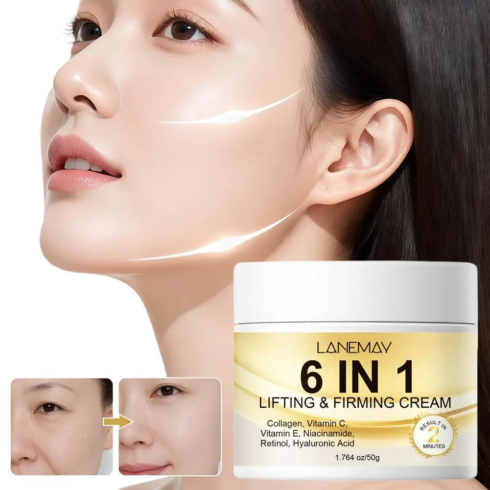 1 Collagen Face Cream Retinol Vitamin C Lifting Firming Facial