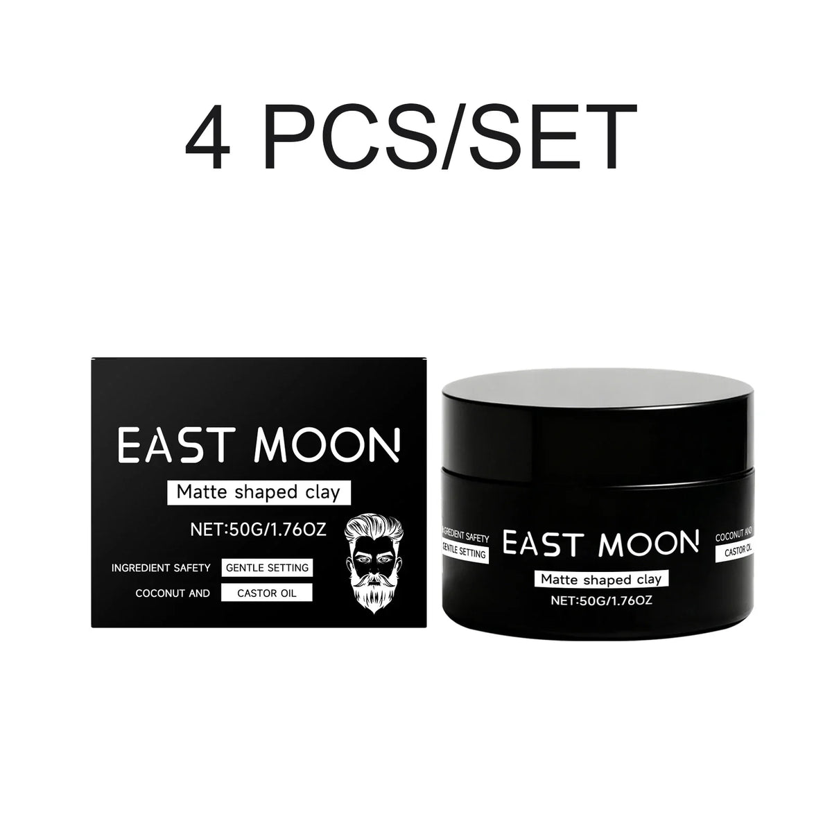 Men's Matte Hair Styling Clay – Strong Hold & Natural Finish 50g