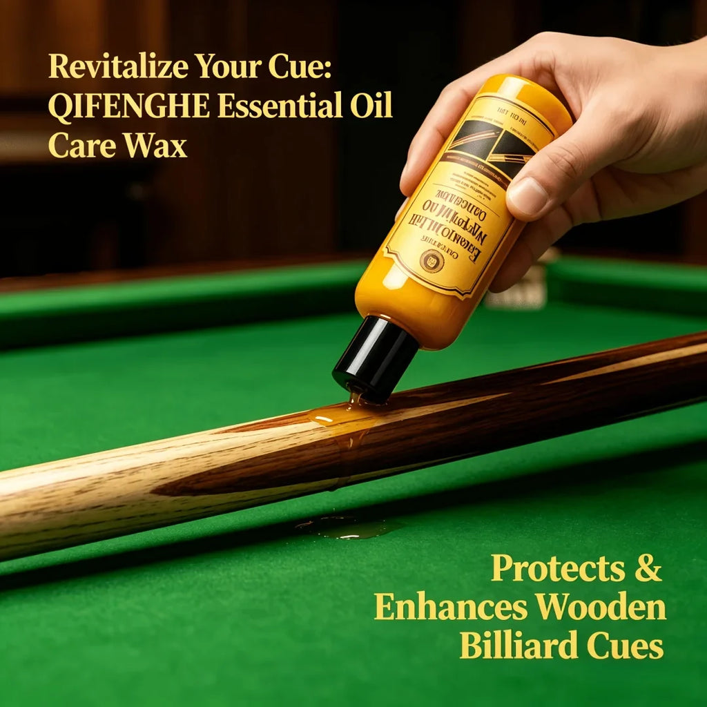 Billiard Cue Wax – Essential Oil Wood Polish & Restorer