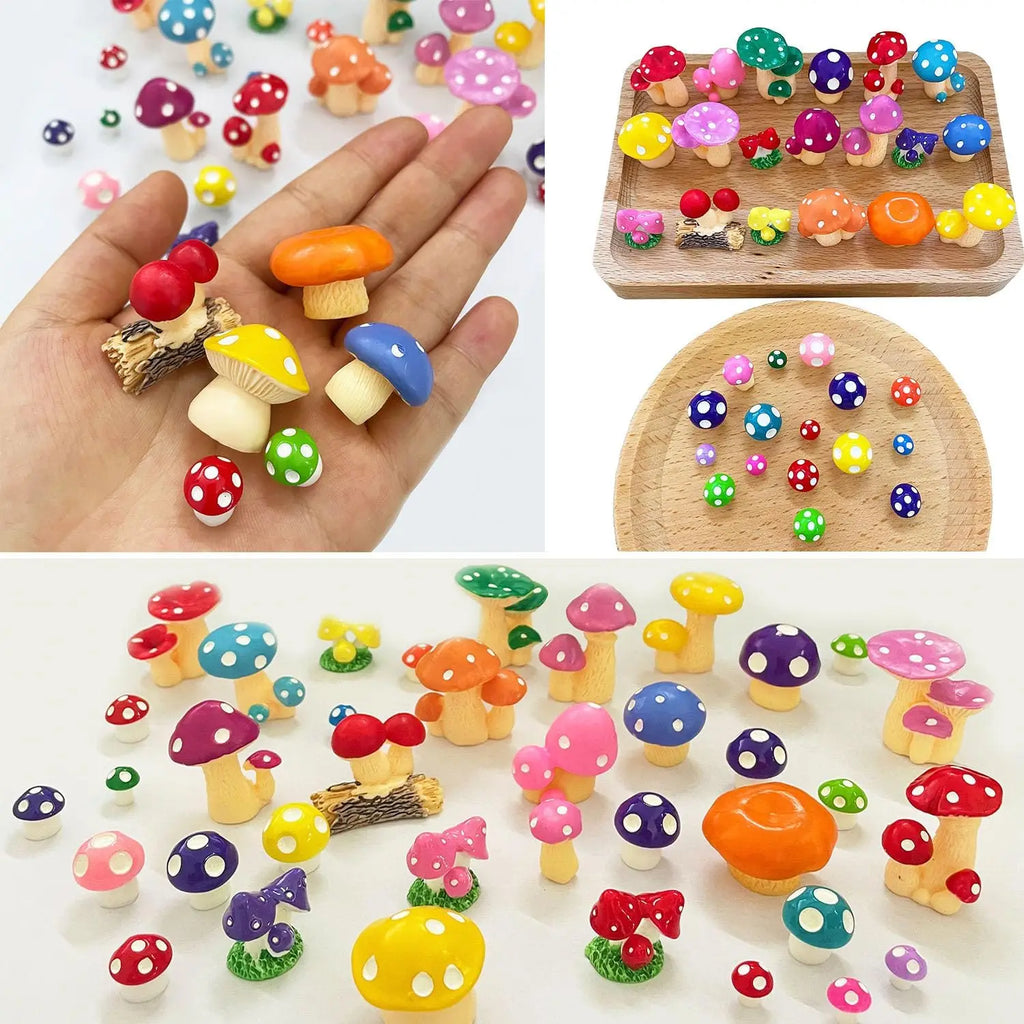 Mini Resin Moss Micro Landscape Decor Outdoor Fairy Miniature Garden