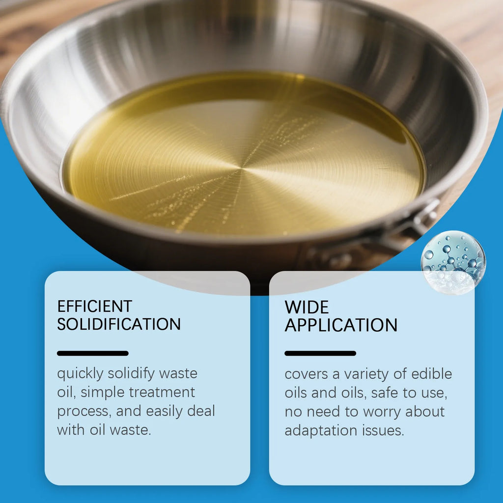 Cooking Oil Solidifier – Eco-Friendly Waste Oil Hardener 20g