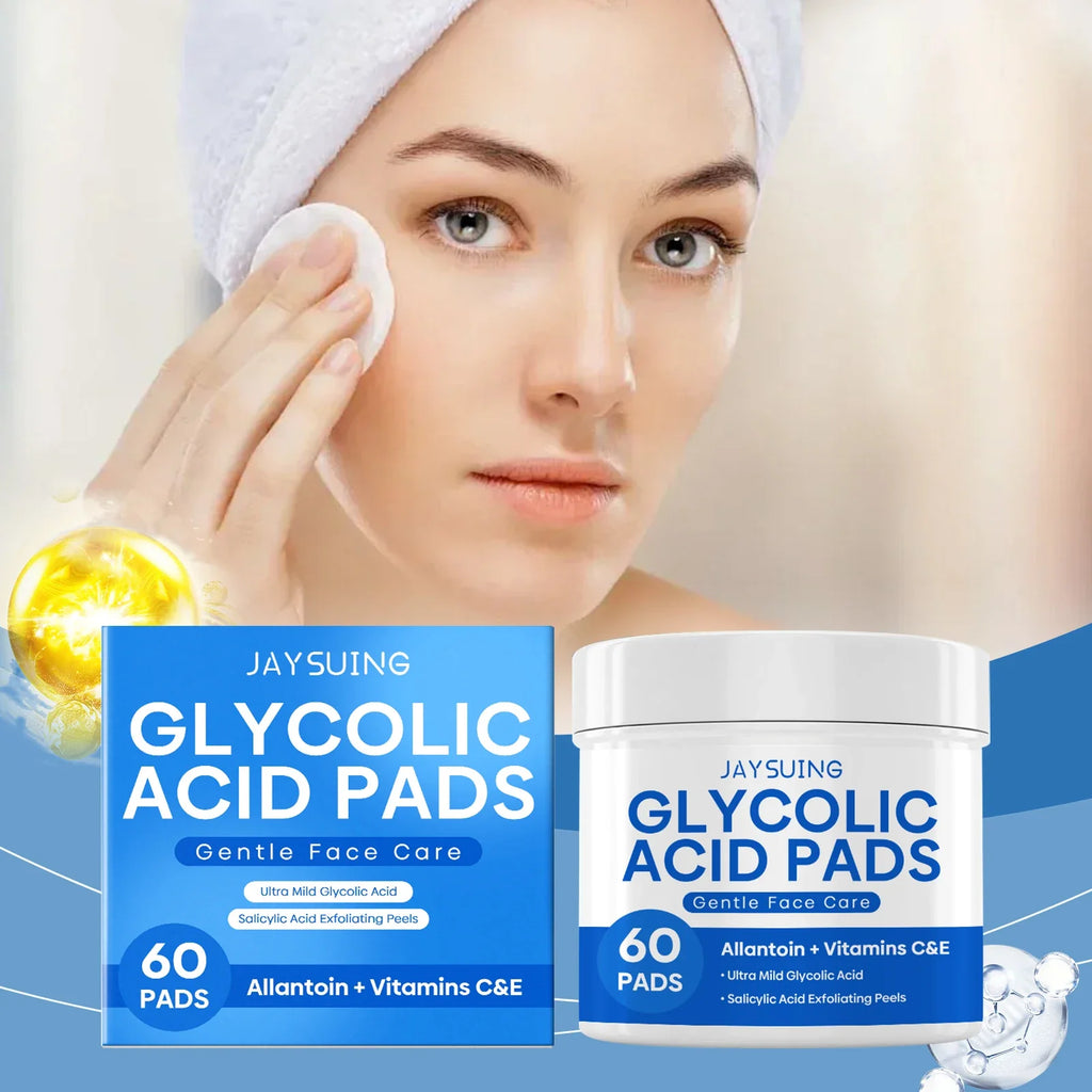 Glycolic & Salicylic Acid Exfoliating Pads – Brighten Skin
