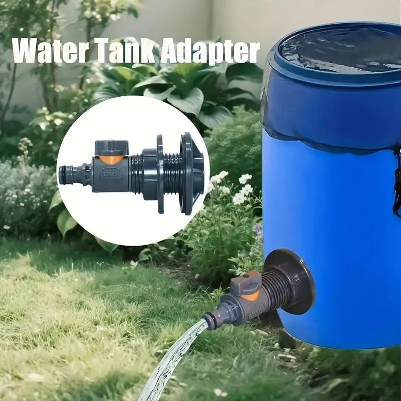 1 PVC Spigot Rain Faucet Barrels Aquariums Water Tanks Tubs Pools