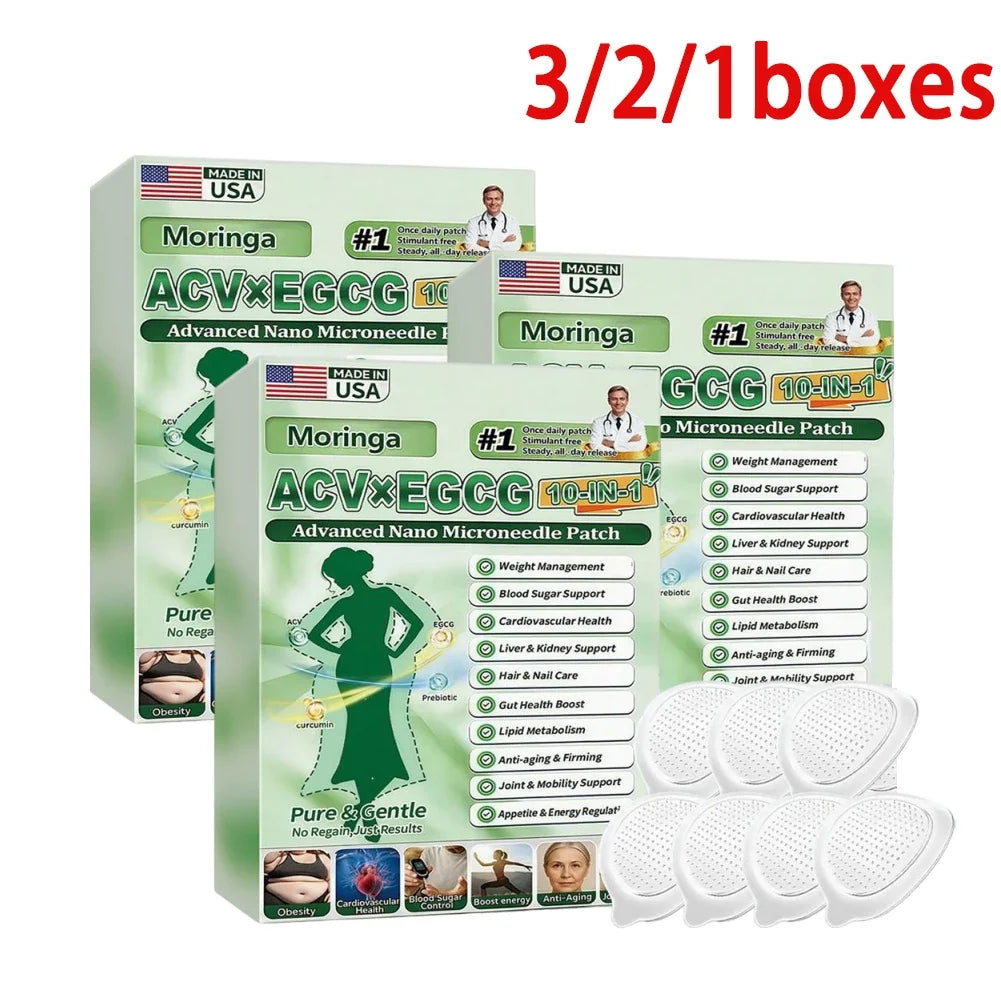 Moringa Nanos Microneedles Painless Men Women Non-invasive