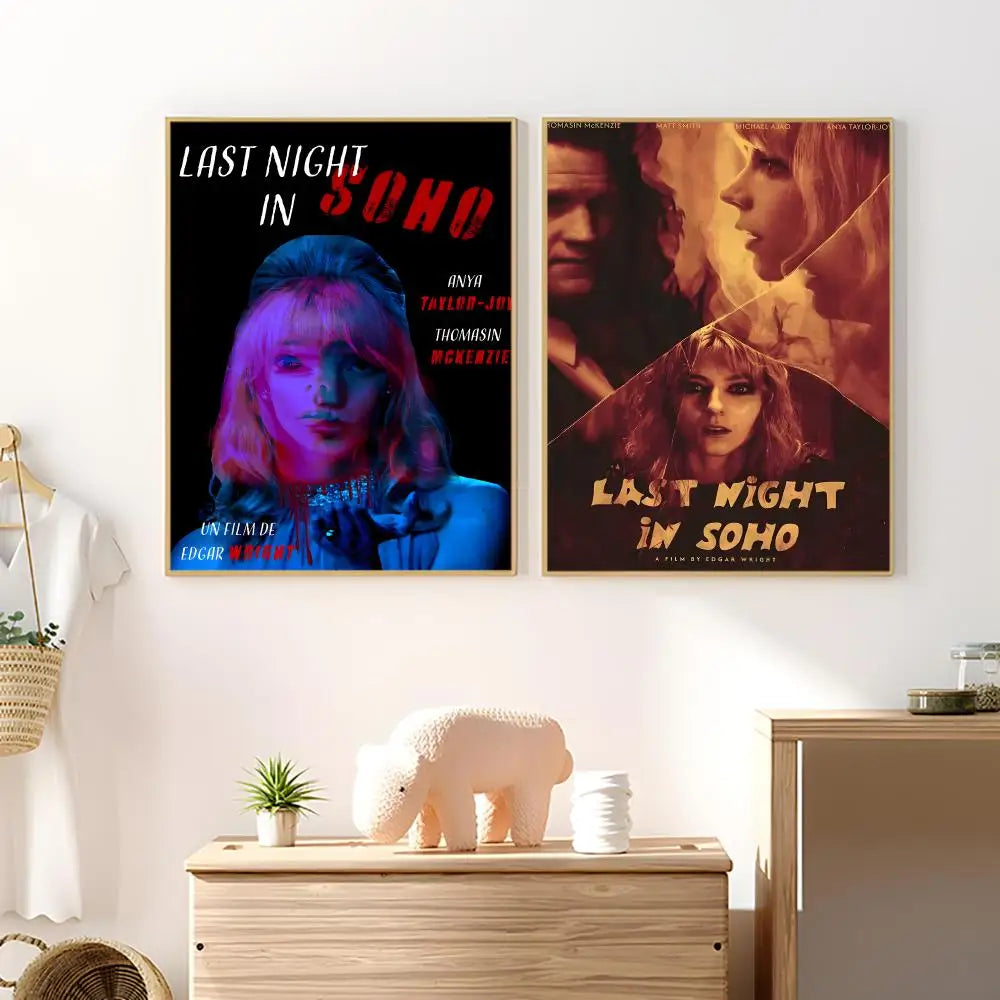 Last Night in Soho Movie Poster Waterproof PVC Stickers