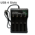 18650 Battery Charger – 1/2/4 Slot Smart Li-ion Charger