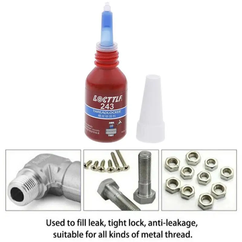 242 Medium Strength Blue Threadlocker Anaerobic Adhesive 10ml