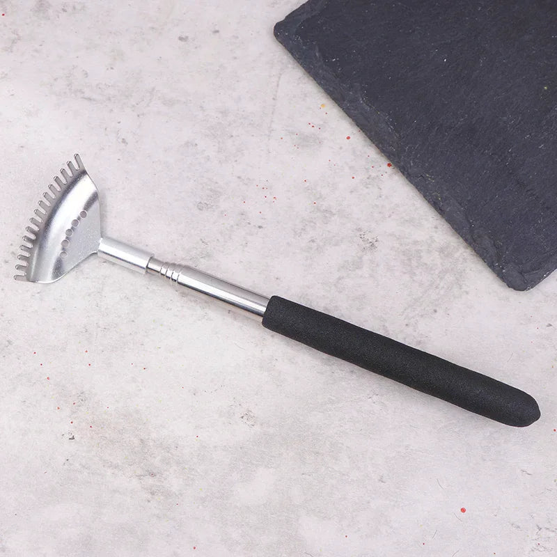 Extendable Back Scratcher – Telescopic Stainless Steel, 15 Rakes