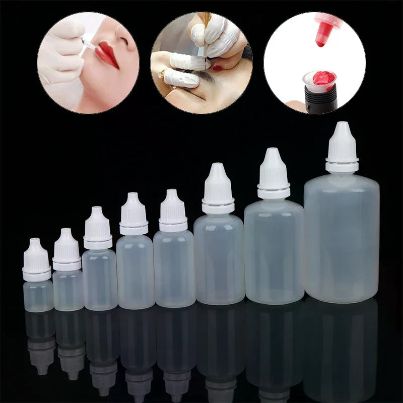 5-Pack Squeezable Dropper Bottles | Refillable Plastic 3–100ml